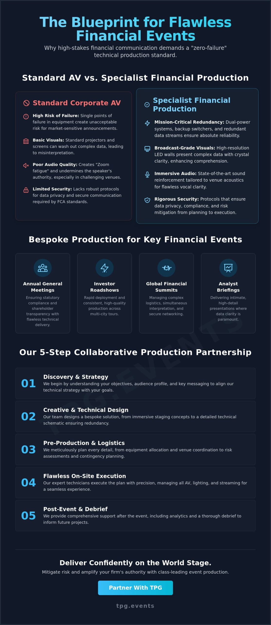 Event Production for Financial Services: Delivering High-Stakes Technical Excellence